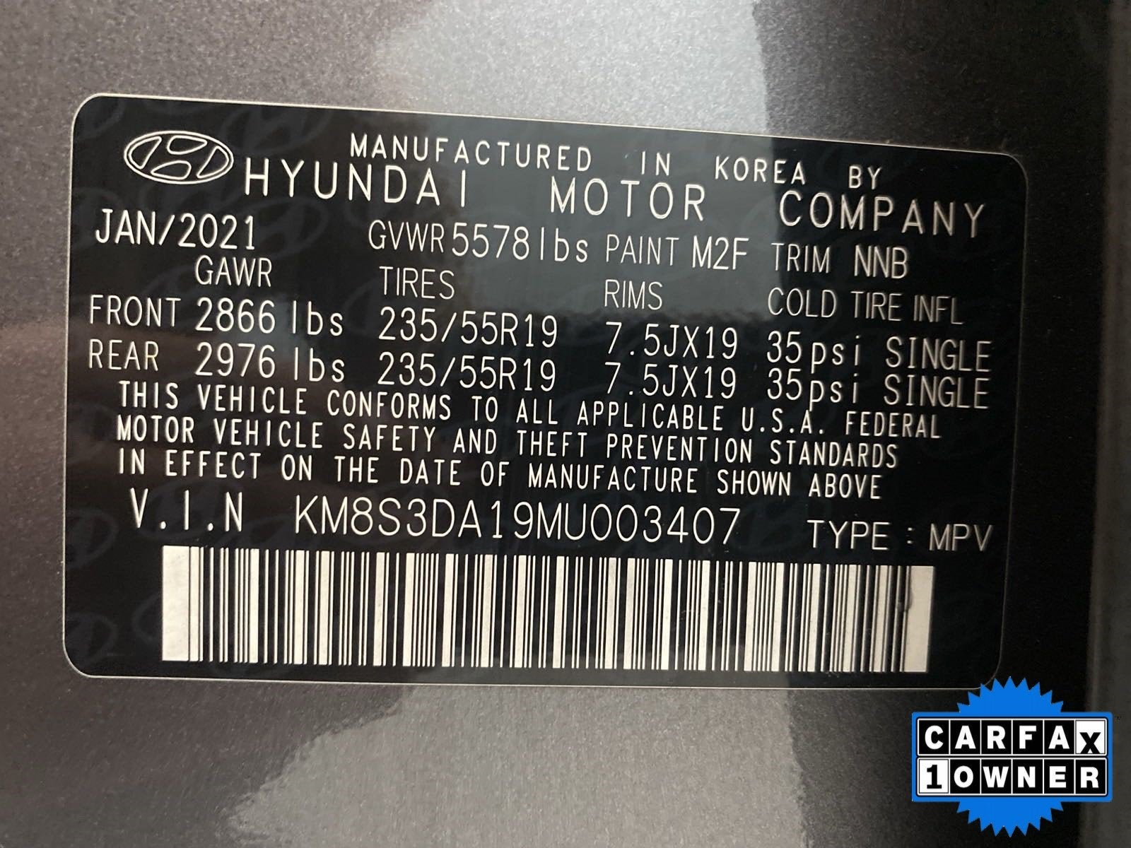2021 Hyundai Santa Fe Hybrid Base